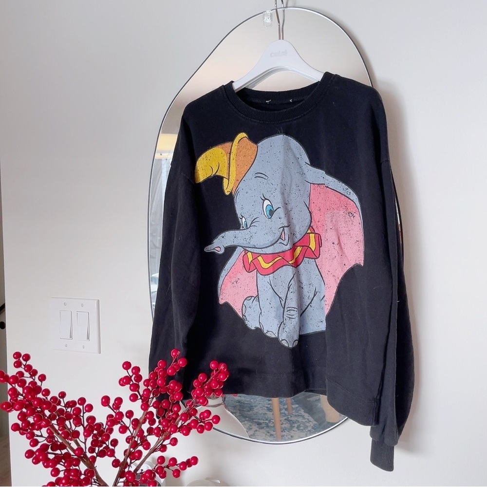 Women Animal Cartoon Sweatshirt Size L